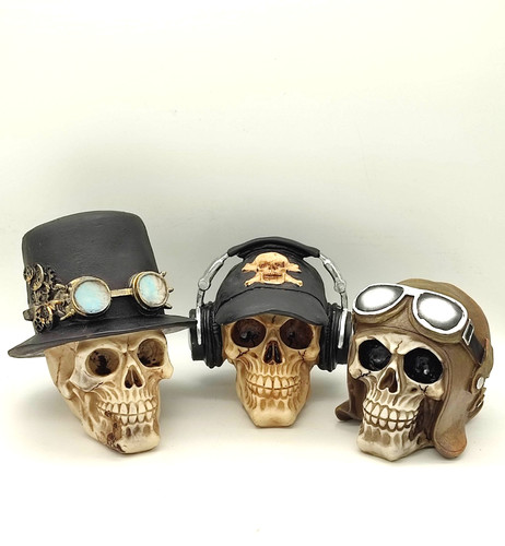 Totenkopf schädel dekofigur - totenkopf, schädel,