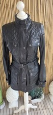BELSTAFF GOLD LABEL NEW CAT JACKET LADY BLACK Leder Jacke dt.Gr. 36 it.Gr.42 