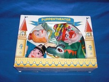OVP - 4 Kasperle Handpuppen - Prinzessin Polizist Krokodil Kasper Theater