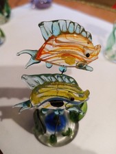 7 MINIATUR GLASFIGUREN **LAUSCHA** MUNDGEBLASENE  HANDARBEIT  FÜR * SAMMLER *