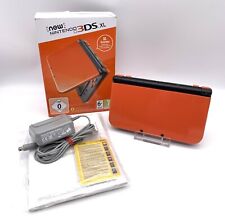 New Nintendo 3DS XL Konsole | Orange / Schwarz | inkl. Ladekabel & OVP [TOP]