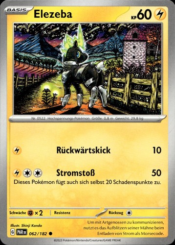 Elezeba 062 182 pokemon - 062/182,