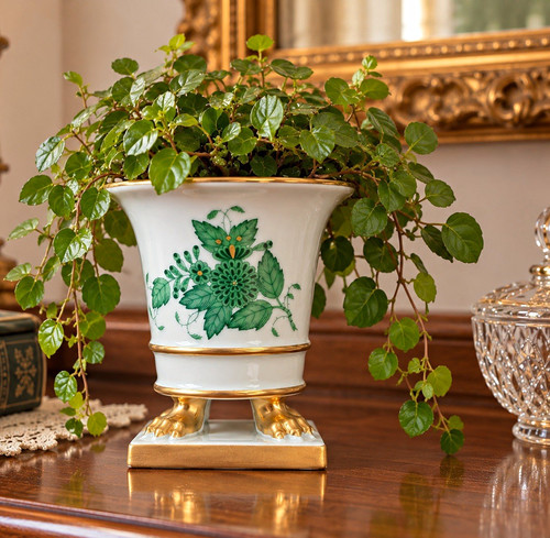 Herend porzellan vase - herend,