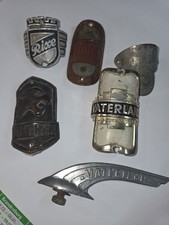 Steuerkopfschilder, Rixe Record Wanderer, Panther, Vaterland + Schutzblechreiter