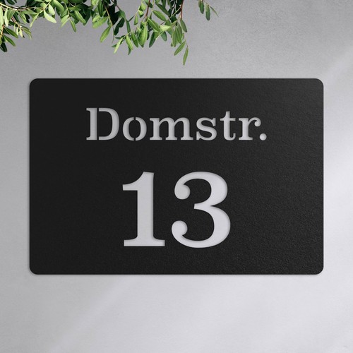 Hausnummer mit straße - hausnummer,