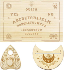 Ouija Board Set Holz mit