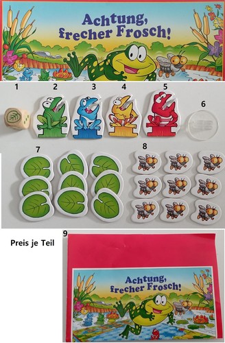 Achtung frecher frosch - frosch, /