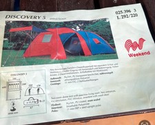 Discovery 5 Familien Zelt Groß Neuwertig