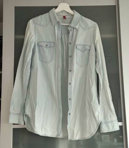Jeans hemd gr 38 - h&m,