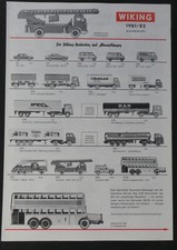 Wiking Bild-Preisliste 1981/82 -  6 Seiten A4 # 3540