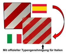 Warntafel Italien & Spainien /