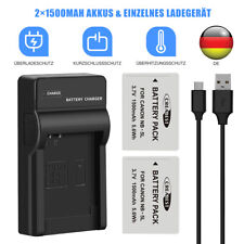 2x NB-5L Akku & Ladegerät Für Canon PowerShot S100 S100V SD700 SD790 SD800 SX210