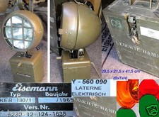 EISEMANN HANDLAMPE Batteriehandleuchte KEB 130 Lampe Laterne BW Bundeswehr Bosch