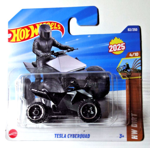 Hot wheels tesla cyberquad - tesla,