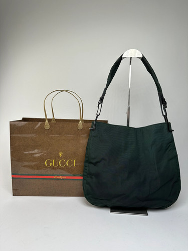Vintage gucci nylon leather - gucci,