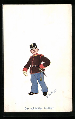 Künstler fritz - künstler-ak,