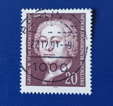 Berlin Mi 464 sauber zentrisch gestempelt - Georg Wenzeslaus von Knobelsdorff