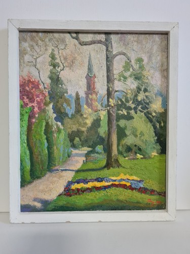 Original ölgemälde park - Ölgemälde, „park