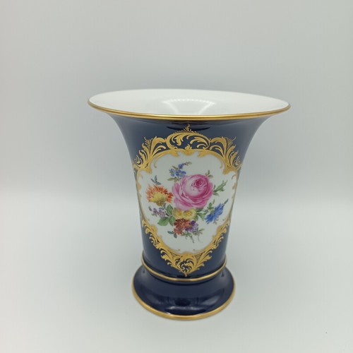 Meissen trichtervase - meissen,