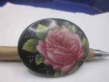 42394 Brosche antik Porzellan