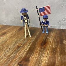 PLAYMOBIL 3306 US General & Sergeant Reiter Nordstaatler komplett siehe Bilder