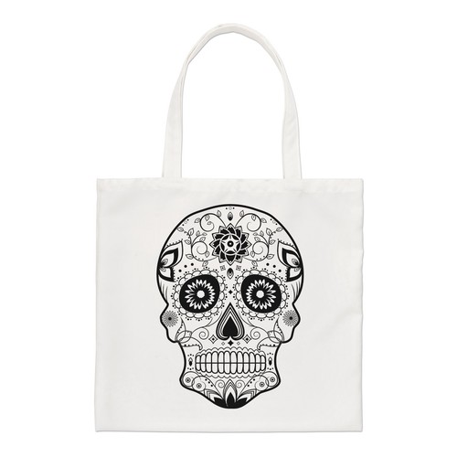 Black sugar candy totenkopf - black,