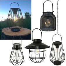 Solar-Leuchte "LED Glühbirne" Tisch-Laterne Retro Tischleuchte für Garten-Lampe