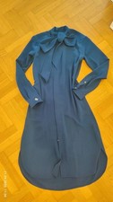 Ralph Lauren Damen Kleid ? Maxikleid 36 Blau Blusenkleid Mit Schleife Luxus