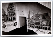 Wehrmacht Kriegsmarine Kaserne Kunst Malerei Münster Bremen - WK2 Foto 10x7cm