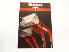 Prospekt Baas Frontlader Gr. 2 3 3S für IHC Schlepper 320 bis 1055
