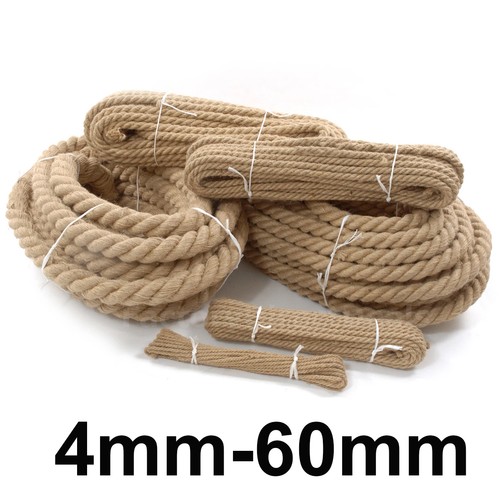 Juteseil 4mm 60mm meterware - -,