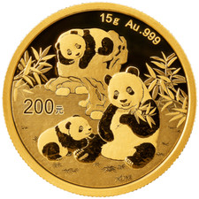 Goldmünze China Panda 2025 -