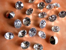 25 Strass Steine Spitz Boden Transparent,11,5mm,Glitzersteine,zum Basteln,ss 60