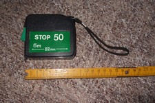 Maßband, Stahl, 5 Meter