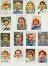 Americana Sammelbilder  Bayer Uerdingen mit Autogrammen 80er Jahre