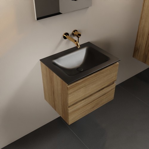 Corian waschtisch set schwarz - corian,
