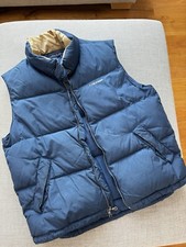 TOP Tommy Hilfiger Weste L vintage blau Daunenweste Jacke Mantel US G TOP