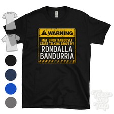 WARNUNG KANN SPONTAN ÜBER MEIN RONDALLA BANDURRIA T-SHIRT SPRECHEN