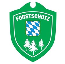 Autoschild Forstschutz Bayern