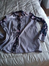 RICH & ROYAL Bluse Gr. 40 Bunt Gemustert Damen TOPZUSTAND