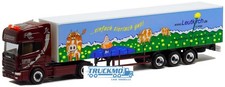 Herpa Ehrmann / Leutkirch Scania 144 TL Gardinenplanenauflieger 3458