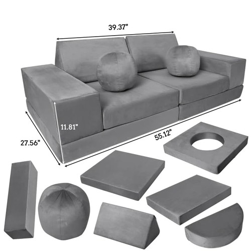 Kindersofa set teiliges - kindersofa-set,, 12-teiliges
