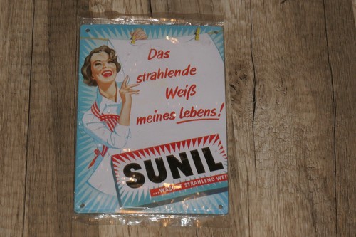 Sunil werbeschild alt retro - werbeschild,