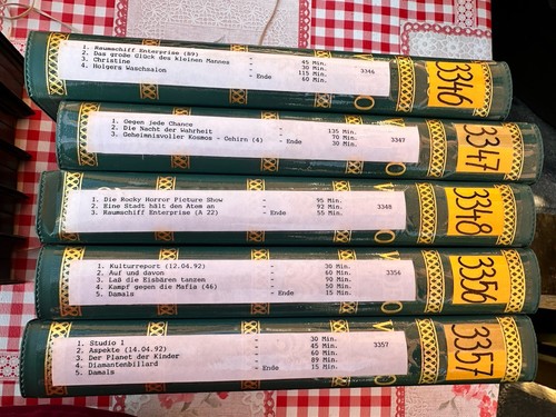 Vhs videokassetten bespielt - vhs,