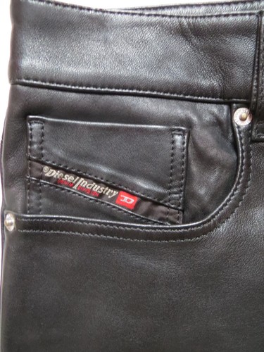 Diesel lederhose leder jeans - lederhose,
