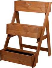 Hochbeet Pflanztreppe Holz