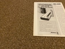 JBF38 WERBUNG 11X6 HOHNER ELEKTRONISCHE TASTATUREN. ELECTRAVOX. CLAVINET
