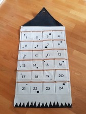 Wandadventskalender Jute