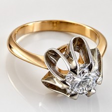 Großer Brillant Ring 14 K