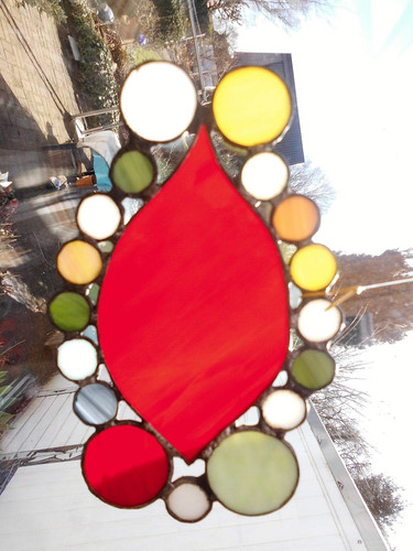 Fensterbild,Handarbeit,Tiffany